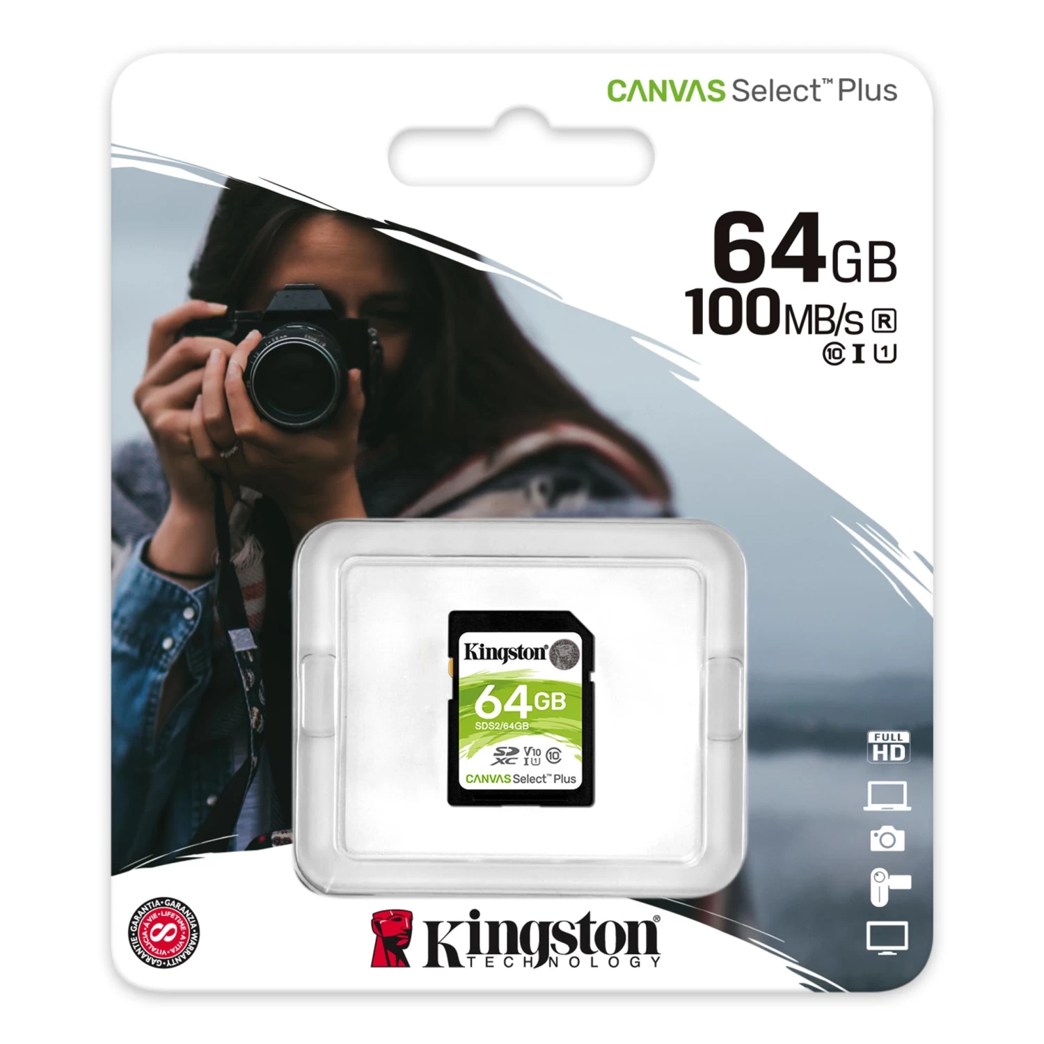 Kingston 64GB Canvas Select Plus SDXC 3 Kingston 64GB Canvas Select Plus SDXC - Image 3