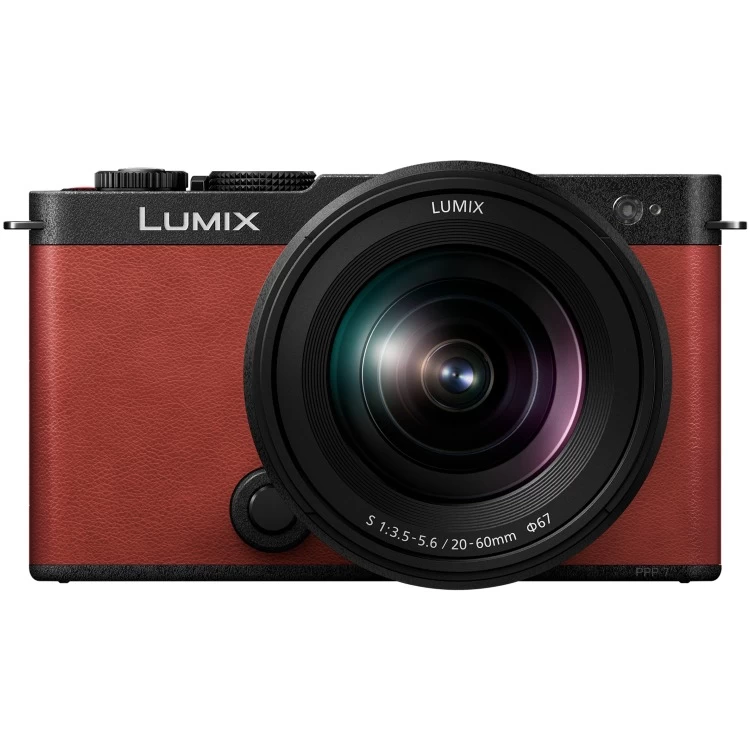 Panasonic Lumix S9 Housing Carmine Red + Lumix S 20-60mm F/3.5-5.6 L Mount 1 Panasonic Lumix S9 Housing Carmine Red + Lumix S 20-60mm F/3.5-5.6 L Mount