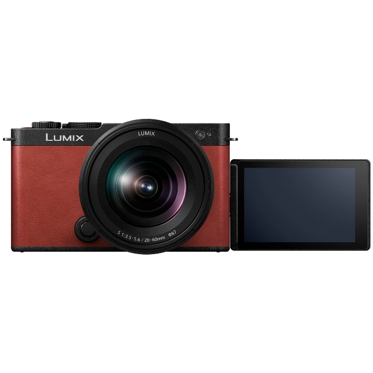 Panasonic Lumix S9 Housing Carmine Red + Lumix S 20-60mm F/3.5-5.6 L Mount 2 Panasonic Lumix S9 Housing Carmine Red + Lumix S 20-60mm F/3.5-5.6 L Mount - Image 2