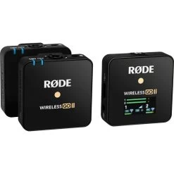 Rode Wireless GO II 2-Person Compact Wireless Microphone System (2.4 GHz, Black)